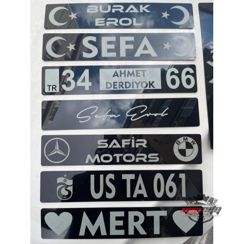 Appcity Kişiye Özel Pleksi Dekor Plaka, Süs Plaka, Hediyelik Plaka, Lazer Baskılı Dekor Plaka